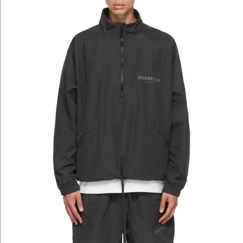 Essentials Fear Of God Half Zip Track Jacket